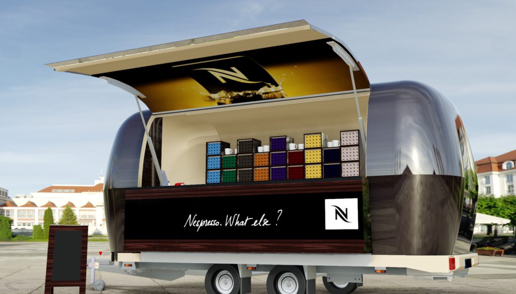 NespressoPromostreamer Shot8 Eggstreamer Xtreme Concepts Roadshows Promostreamer BE